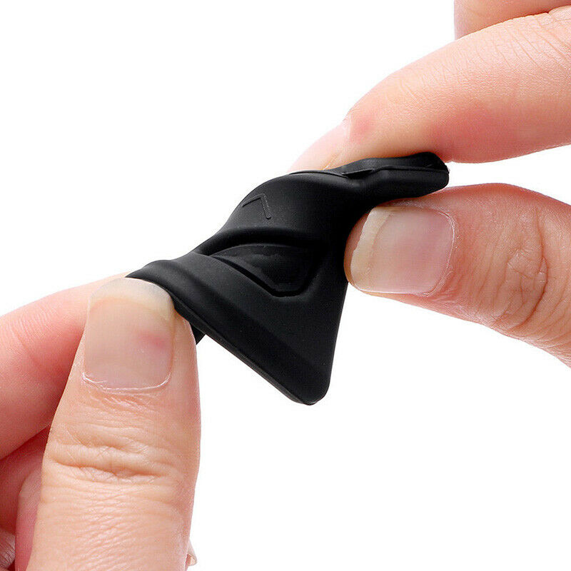 2PCS Car Door Corner Cover Silicone Mouldings Crash Protection Protector Bla Ew