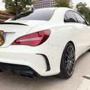 For Benz Cla W117 Cla45 Amg Carbon Fiber Look Rear Bumper Spoiler Air Vent
