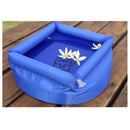 Outdoor Camping Hiking 8L Folding Water Basin Washing Ultralight Sink Blue