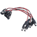 5 Unit 5.5 x 2.1 mm D. C. Power Plug Machine Buckle 9 V Battery Cable Conne L3I5