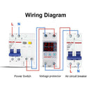 SVP-916 Adjustable Voltage Surge Protector Limit Current Protection (40A)