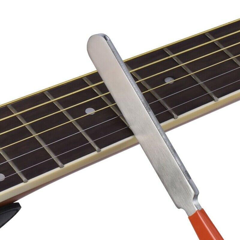 Guitar Kit Includes 1 Guitar Sickle, 1 Stainless Steel Fret Rocker Leveling