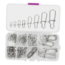 100pcs Fishing Nice Snap, Stainless Steel Fishing Lure Hook Connector Saltwater