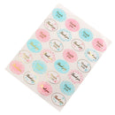 2X Golden Thank You Oval Stickers Labels Sealing Wedding Party Favors OZ