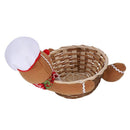 Merry Christmas Candy Storage Basket Decoration Santa Claus Storage Basket