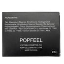 Popfeel 15-Color Matte Shimmer Glitter Eyeshadow Palette Makeup Waterproof
