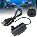 USB 1 Meter Cable Mute Small Water Pump Mini Submersible Pump 1.0A 5V Tool.