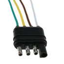 4 Pole Pin US Standard Truck Flat Wiring Harness Kit Side Only Trailer Plug hv2n
