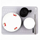 Silicone Dish Drying Mat Non-Slip Placemat Tableware Silicone Drain Pad Ins