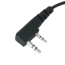 Earpiece 2 Pin G-Shape Security Headset Inline PTT Mic Earphone for KENWOOD
