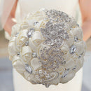 Artificial Wedding Bouquets Hand Made Flower Rhinestone Bridesmaid Crystal