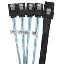 Internal Mini Sas 36Pin (Sff-8087) Male To 4X Sata 7Pin Female Fan-Out Cabl D9G1
