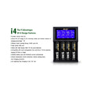 Golisi I4 2.0A Intelligent Lcd Charger Intelligent Fast Battery Charger For