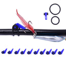 10pcs Plastic Fishing Rod Clasp Fishing Bait Rod Accessory Random Color  BX