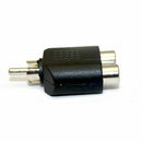 5Pcs RCA AV Audio Y Splitter 1 Male to 2 Female Plug Adapter