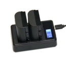 Black LCD Charger Fits For Canon EOS 60D 70D 80D 6D 7D Charging Hot