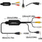 1 Pcs 1.8M (6.1ft) 1080P HDMI to AV Converter 3RCA CVBS Converter Adapter