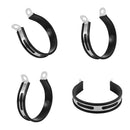 4pcs Stainless Steel Universal Motorcycle Exhaust Muffler Suspension Bracket