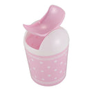 Design of lace garbage pink garbage can B9M5