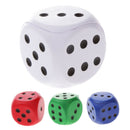 Sponge Dice Foam Dot Dice Children Playing Dice for Math Teaching White