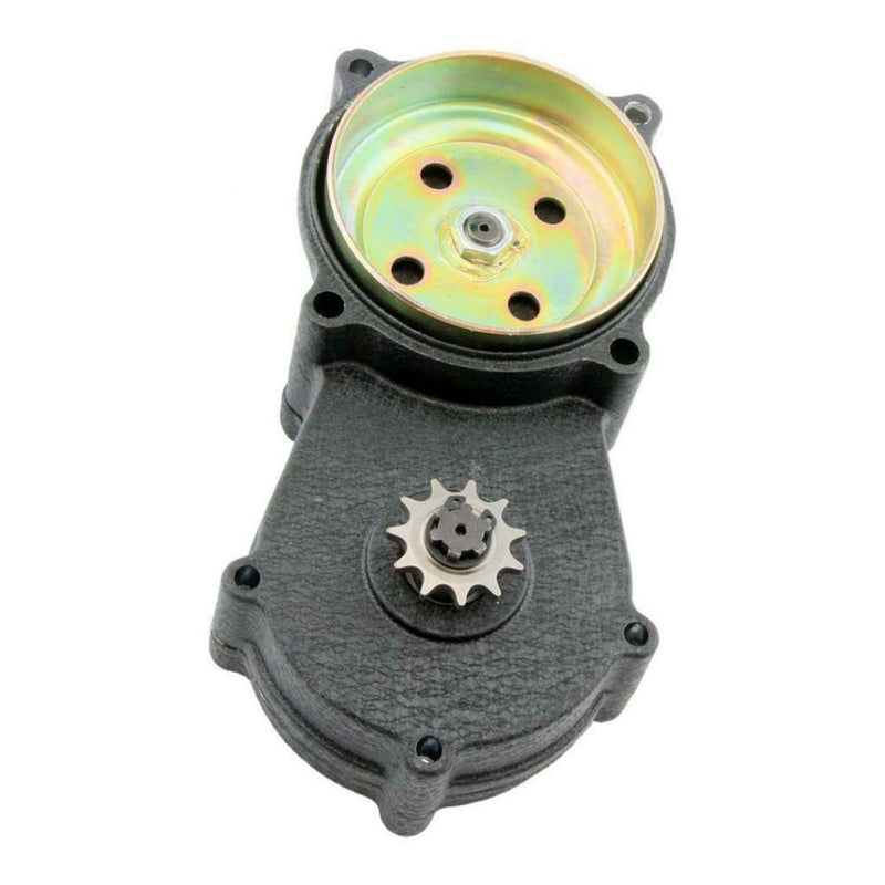 Double Chain Gear Box For 43cc 47cc 49cc ATV 2-stroke Mini Moto Black