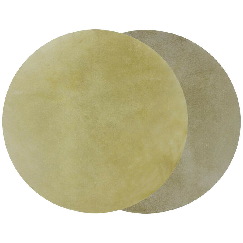 2Pcs Buffalo Leather African Wooden Drum Skin Leather Professional Percussion