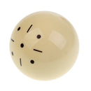 Billiard Practice Cue Ball Black Dot Pool Cue Training Ball, 2 1/4'' (57mm)