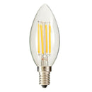 LED Filament Candle Light Bulb For Chandelier Ceiling Light A-Warm White 4W