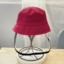 4Pcs Face Shield Anti-spitting Anti-Dust Sun Protective Cap Visor Fisherman Hat