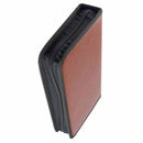 80-Discs Portable Leather Storage Bag Zippered Storage Case for CD DVD Hard N7W8
