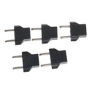 5Pcs US/USA to European Euro EU Travel Charger Adapter Plug Outlet Converte3C