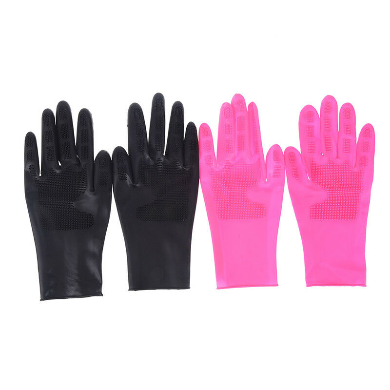 2pcs/lot washing hair gloves antiskid gloves protection salon hairdressing N@V3C