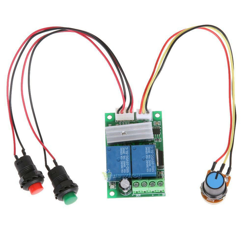 6V-24V 3A DC Motor Speed Control Controller PWM Regulator Reversible Switch New