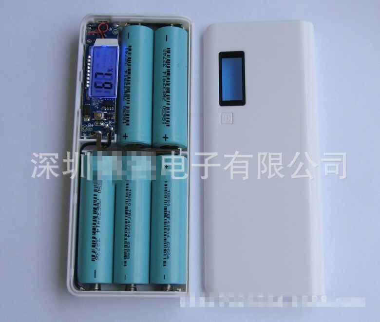 Dual 2 USB 2A Power Bank Case Kit 5x18650 Battery Fast Charger DIY Box For Phone
