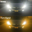 2x 1157 60SMD Dual Color Switchback White/Amber Turn Signal LED Light Bulbs 12V