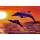 5D DIY Full Drill Diamond Painting Dolphin Cross Stitch Mosaic Craft Kits
