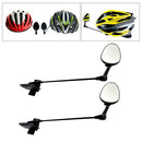 2x Bike Rear View Helmet Mirror Safety Bicycle Cycle Rearview Mirror
