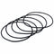 125 mm x 3.5 mm rubber seal O-rings gaskets black S8Z7