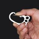 Cute Keychain Key Ring Hook Outdoor Camping Hiking Buckle Carabiner Key HoldM&