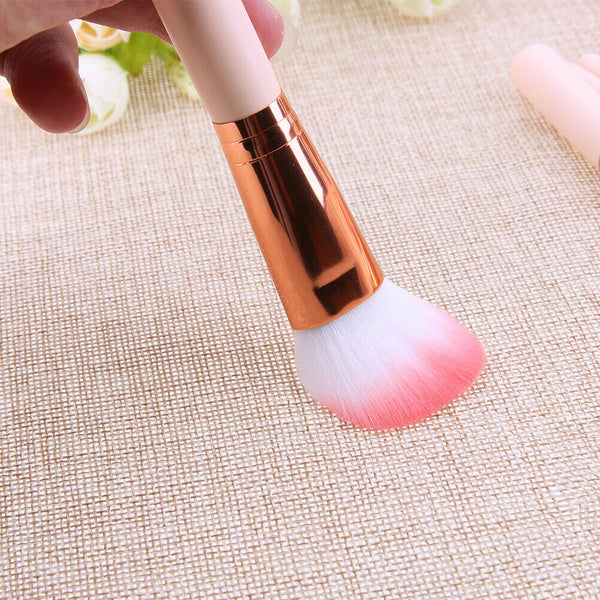 7pcs Makeup Brush Set Eyeshadow Eyebrow Powder Foundation Contour Concealer Tool
