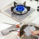 4PCS Reusable Aluminum Foil Gas Stove Burner Cover Protector Liner Clean Ma V4N7
