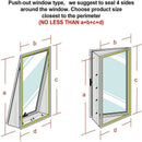 Air Conditioner Sealing Cloth Window Sliding Door Seal Baffle with Zipper