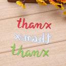 Thank Metal Embossing Cutting Dies DIY Scrapbooking Photo Decor Stencils
