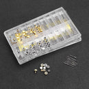 170pcs/box Watch Crown Replacement Watchmaker Repair Accessories Tool Kits