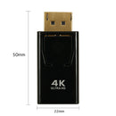 Displayport DP to HDMI Converter 4K Video Audio Adapter for Monitor Projector