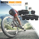 1 Pair Bicycle Brake Pads Rubber MTB Bike C-Brake Holder Cycling Equipment