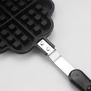 Diy Heart-Shaped Non-Stick Metal Waffle Machine Mold Kitchen Cake Baking Tr G4C9
