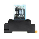 Utility HH52P-L MY2NJ Mini 12V DC5A Coil Power Relay 8 Pins DPDT w/ Socket Base