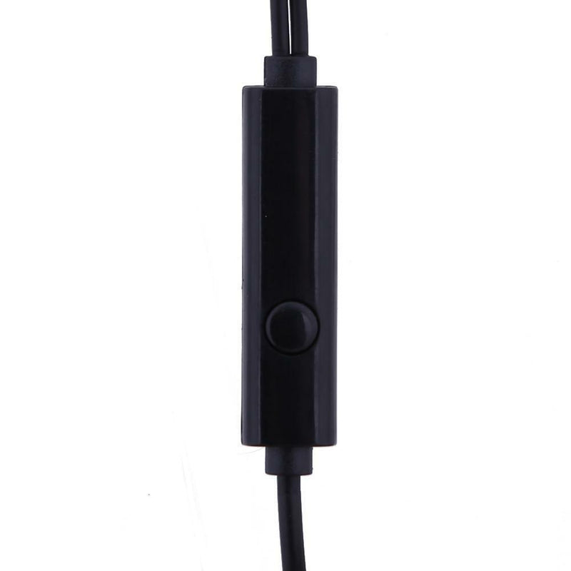 3.5mm Plug Wired Plastic Case In-Ear Stereo Bass Earphone