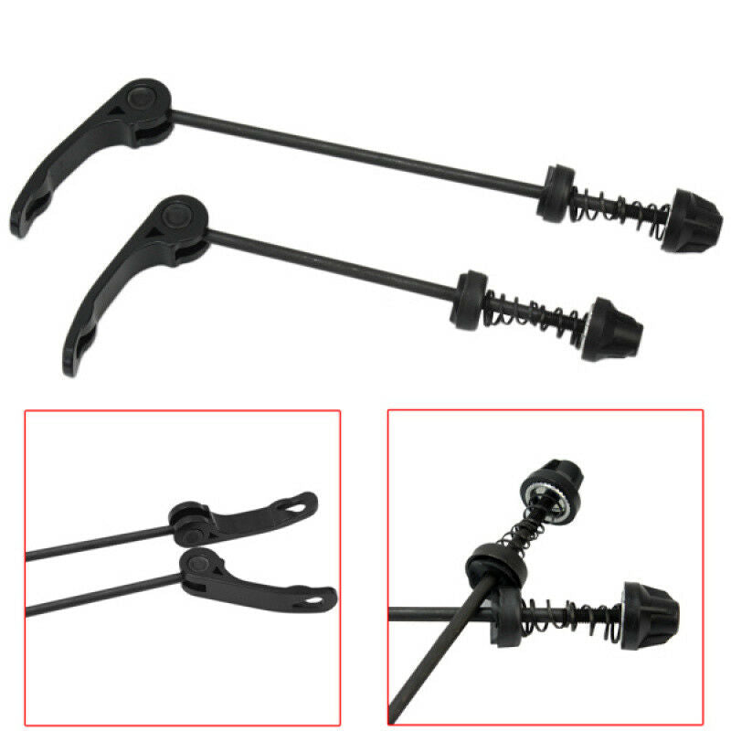 1 Set MTB Road Bicycle Bike Wheel Hub Skewer Front Rear Quick Release Axle EZV